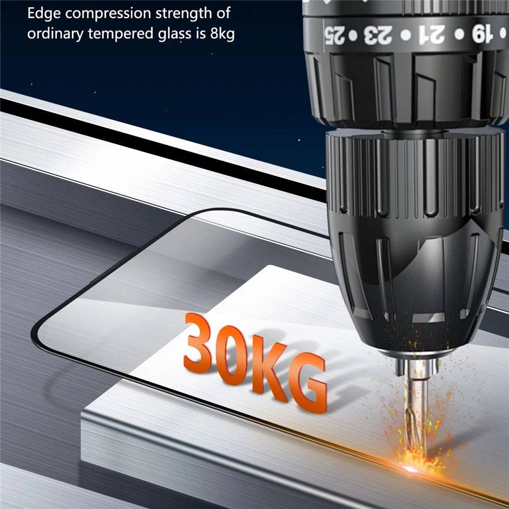 JOYROOM JR-MQS0608 For iPhone 17 Pro Max Silk Printing Screen Protector 2.5D High Aluminium-Silicon Glass Film - 4