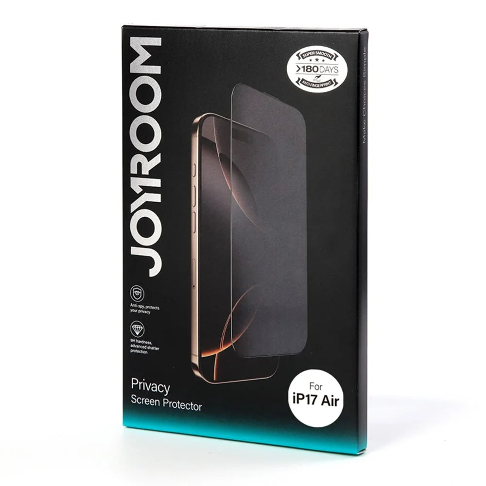 JOYROOM JR-MQS0615 For iPhone Air 2.5D Anti-Spy Full Screen Protector High Aluminium-Silicon Glass Film - 7