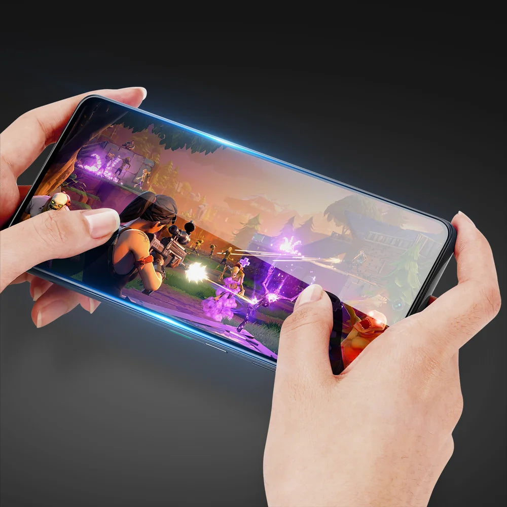 DUX DUCIS For Infinix Hot 60 Pro 4G Tempered Glass   Full Screen Protector 3D Curved Screen Medium Alumina Glass Hot Bending Full Glue Film - Black - 6