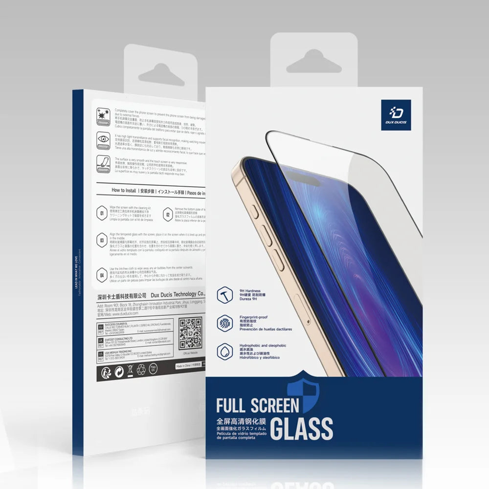 DUX DUCIS For Infinix Hot 60 Pro 4G Tempered Glass   Full Screen Protector 3D Curved Screen Medium Alumina Glass Hot Bending Full Glue Film - Black - 7