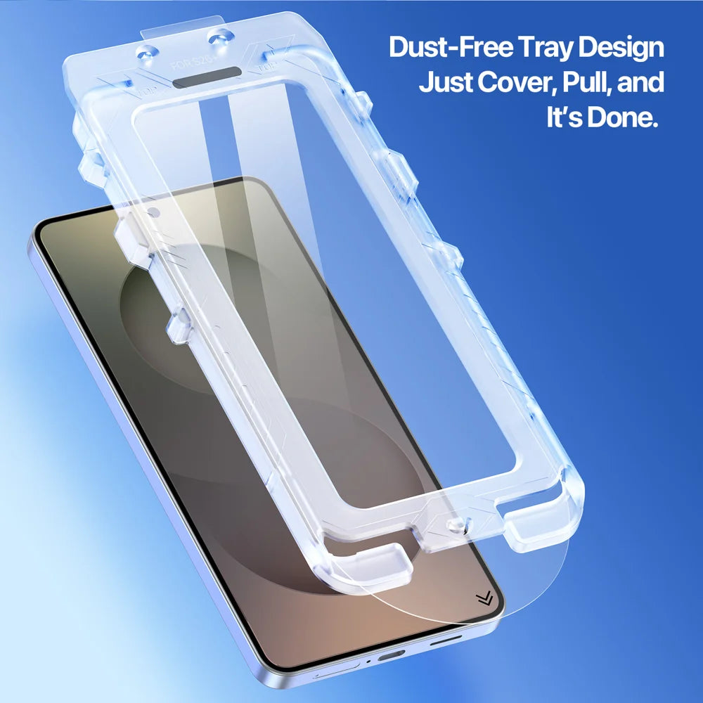 DUX DUCIS For Samsung Galaxy S26 Screen Protector  Roga Series 2.5D High Aluminium Glass Film with Easy Installation Kit - Clear - 4