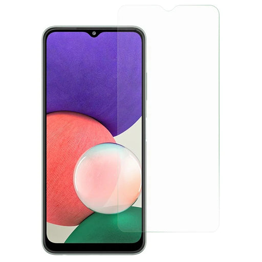 AMORUS For Samsung Galaxy A22 5G (EU Version) High Aluminum-silicon Glass Screen Protector 2.5D Arc Edge Ultra Clear Screen Cover Film - 1