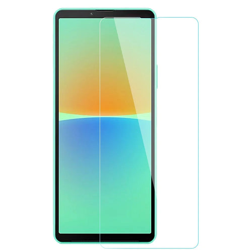 AMORUS For Sony Xperia 10 IV 5G Anti-abrasion 2.5D Edge Screen Protector HD Anti-fingerprint High Aluminum-silicon Glass Clear Film - 1