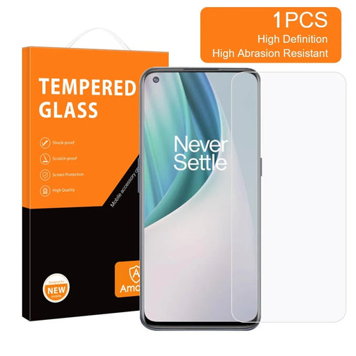AMORUS For OnePlus Nord N10 5G High Transparency 2.5D Arc Phone Screen Protector High Aluminum-silicon Glass Screen Film - 2