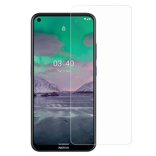 AMORUS Screen Film for Nokia 3.4 2.5D High Aluminum-silicon Glass HD Clear High Hardness Anti-explosion Protector - 1
