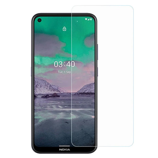 AMORUS Screen Film for Nokia 3.4 2.5D High Aluminum-silicon Glass HD Clear High Hardness Anti-explosion Protector - 1