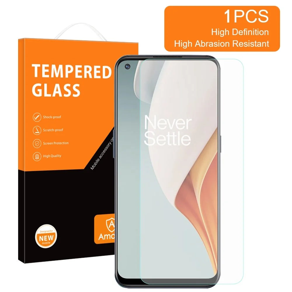 AMORUS For OnePlus Nord N100 2.5D Arc Anti-stain 9H Hardness High Aluminum-silicon Glass Cell Phone Screen Film - 2