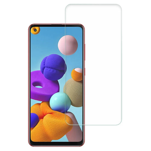 AMORUS 2.5D Arc Edge Mobile Phone Screen Protector for Samsung Galaxy A21s, Ultra Clear 9H Hardness High Aluminum-silicon Glass Film - 1