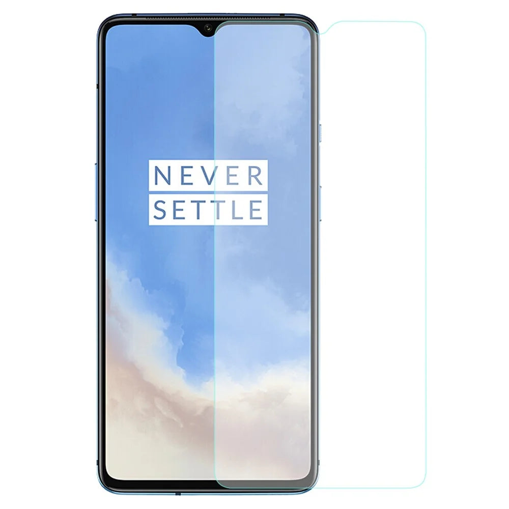 AMORUS For OnePlus 7T Anti-fingerprint 9H Hardness High Aluminum-silicon Glass HD Clear 2.5D Phone Screen Protector - 1