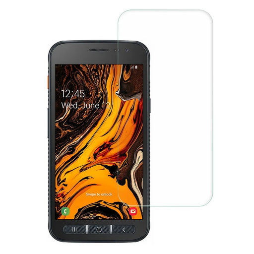 AMORUS For Samsung Galaxy Xcover 4s/Xcover 4 High Aluminum-silicon Glass Screen Protector 2.5D Arc Edge 9H Scratch Resistant HD Clear Film - 1