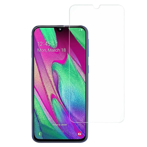 AMORUS For Samsung Galaxy A40 Ultra Clear Anti-fingerprint Screen Protector 2.5D Edge 9H Hardness High Aluminum-silicon Glass Film - 1