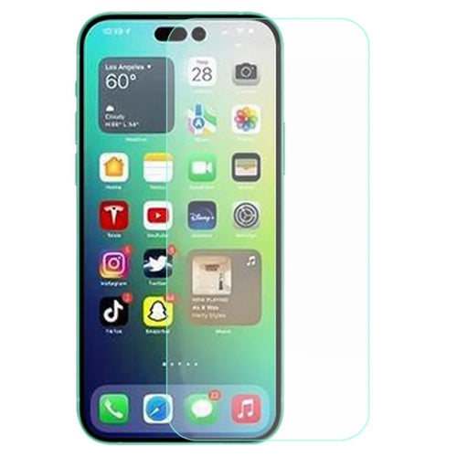 AMORUS For iPhone 14 Pro 6.1 inch Clear Screen Protector High Aluminum-silicon Glass 9H Hardness 2.5D Edge Scratch Resistant Film - 1
