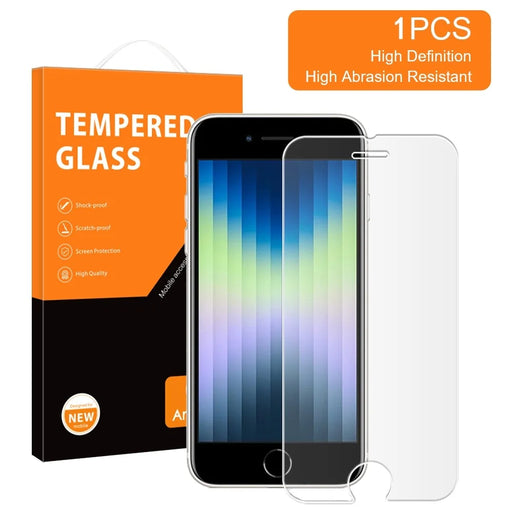 AMORUS For iPhone SE (2022)/(2020)/7 4.7 inch/8 4.7 inch 2.5D High Aluminum-silicon Glass HD Clarity Screen Protector - 2
