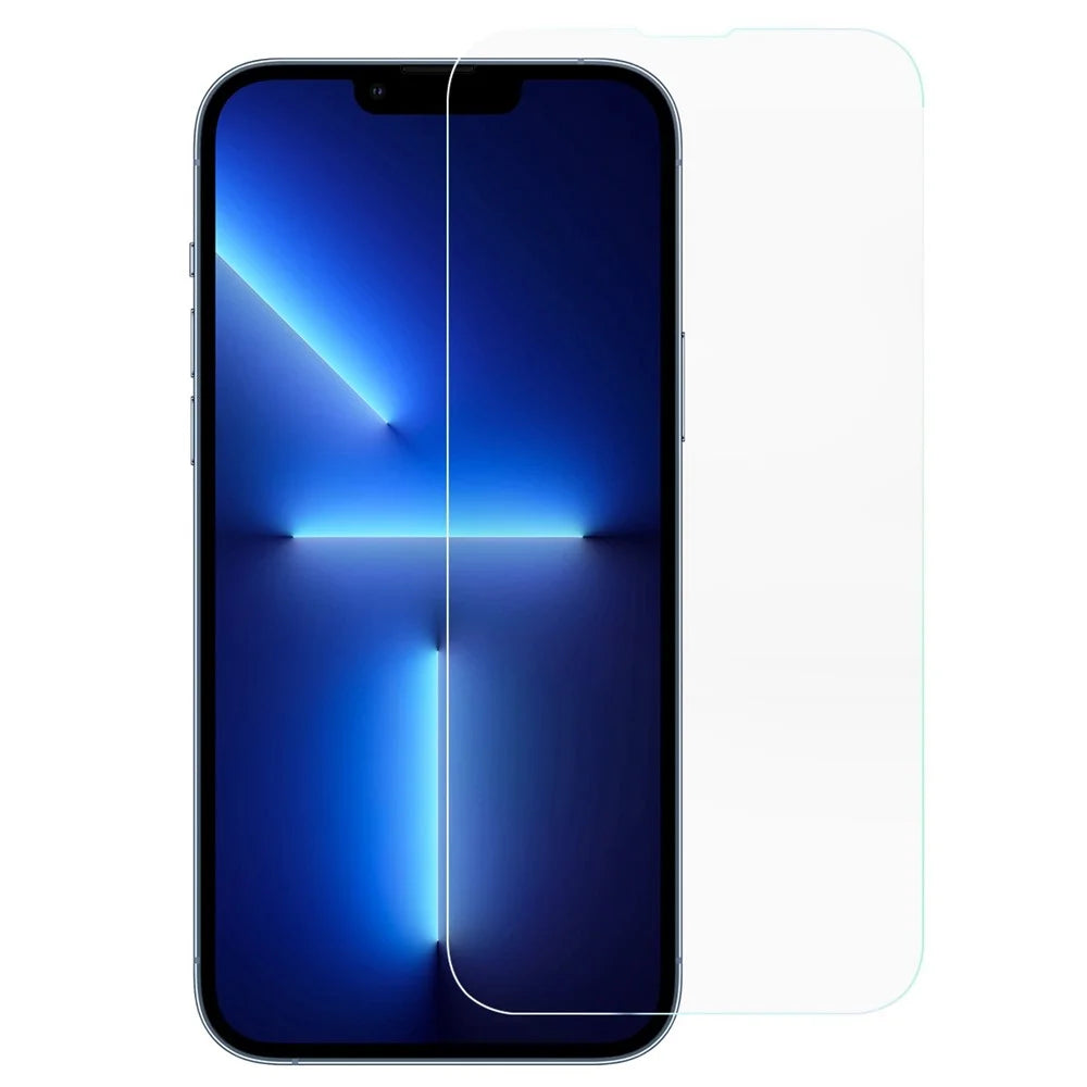 AMORUS For iPhone 13 / 13 Pro / 14 Anti-explosion Screen Protector Scratch-resistant 2.5D High Aluminum-silicon Glass Film - 1