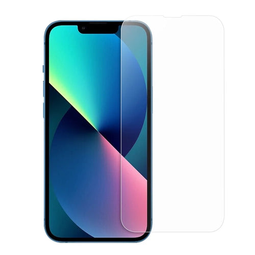For iPhone 14 6.1 inch High Aluminum-silicon Glass Screen Protector 0.2mm Clear Arc Edges 9H Anti-Scratch Anti-Fingerprint Film - 1