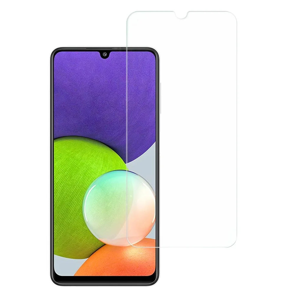 AMORUS For Samsung Galaxy A22 4G (EU Version) High Aluminum-silicon Glass Screen Protector 2.5D Arc Edge 9H Hardness Anti-scratch Film - 1