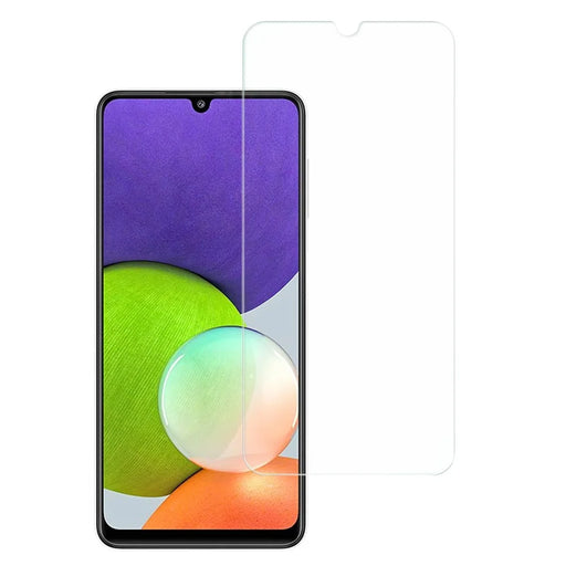 AMORUS For Samsung Galaxy A22 4G (EU Version) High Aluminum-silicon Glass Screen Protector 2.5D Arc Edge 9H Hardness Anti-scratch Film - 1
