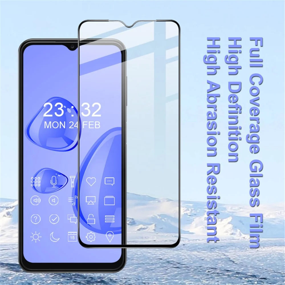 IMAK Pro+ Series for Samsung Galaxy A13 4G Clear Touch Sensitive Screen Protector Full Coverage Full Glue Anti Scratch Tempered Glass Film - 4