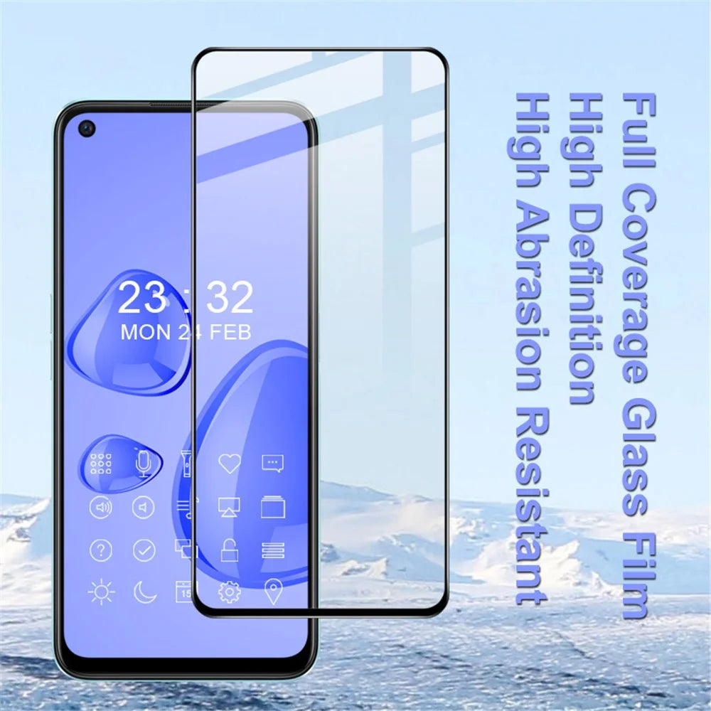 IMAK Pro+ Series for OnePlus Nord CE 2 Lite 5G / Oppo K10x 5G HD Ultra Clear Full Screen Protector Shatterproof Full Coverage Tempered Glass Film - 4