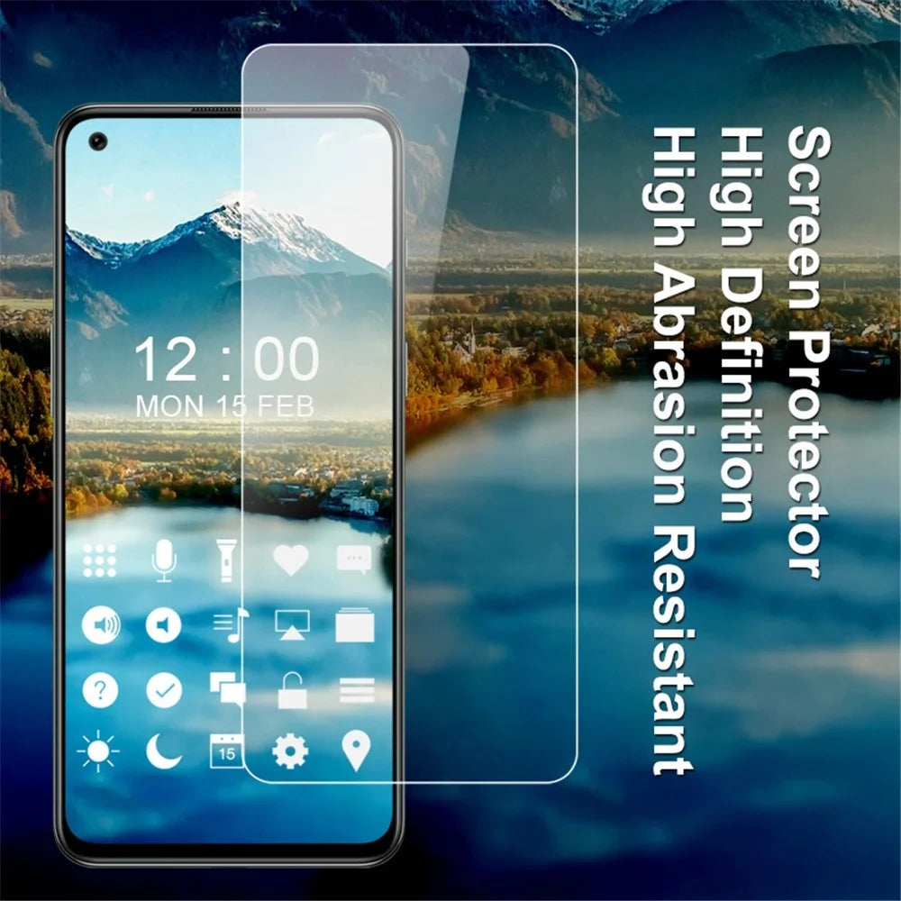 IMAK ARM Series for OnePlus Nord 2T 5G Soft TPU Screen Protector Full Glue Transparent Front Protective Film (Not Complete Covering) - 4