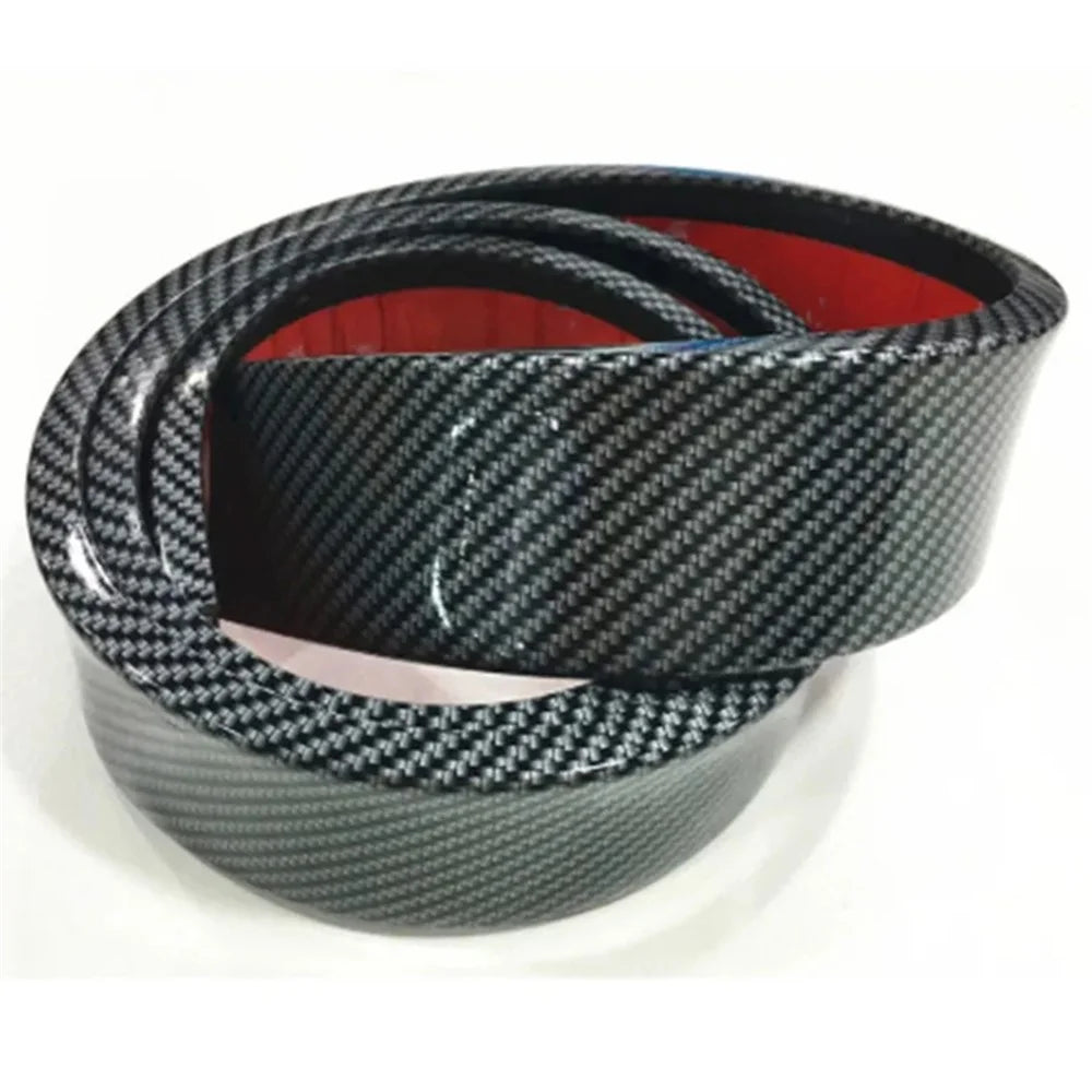 3.5cm Width Universal Car Wheel Eyebrow PVC Protector Strip Wheel Arch Fender Trim Strip, 1.5m - Carbon Fiber - 4