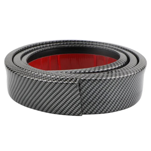 4.5cm Width Car Wheel Eyebrow Anti-Collision PVC Strip Wheel Arch Fender Trim Sticker, 1.5m - Carbon Fiber - 1
