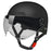 Electric Bike Helmet Unisex Summer Breathable E-Bike Helmet with Transparent Short Lens - Matte Black - 1