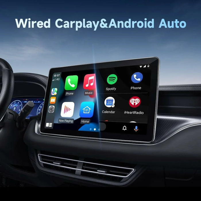 R5051 2 In 1 Android Auto CarPlay Adapter Bluetooth-Compatible / Wifi Smart Wireless USB Dongle with Type C Converter - 6