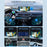 RH-W518 10.26 inch Portable Wireless CarPlay Display Built-in 4K Dash Cam and 1080P Backup Camera for Apple CarPlay  /  Android Auto - 4