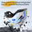 WEST BIKING YP0708127 Kids Helmet One-piece Molding 16 Vents Adjustable Bicycle Helmet Kid's Head Protector for Cycling Skating Scooter - S (50-54cm)  /  Dream Fragments - 4