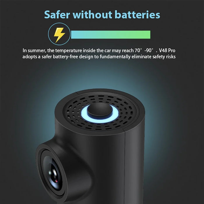 LF9pro 1080P FHD 130° Wide-Angle Mini Car Recorder Wifi Mini Car DVR - 7