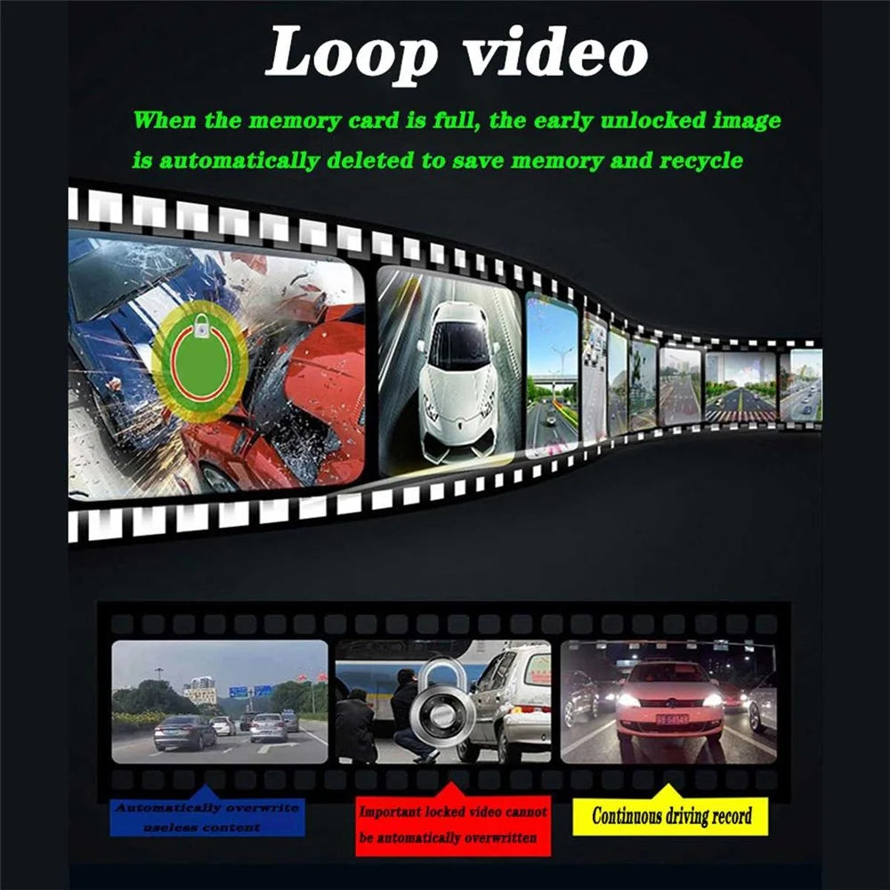 G10 1080P HD Car DVR Driving Recorder WiFi Video Recorder Dash Cam Night Vision Parking Monitor Camera - 4