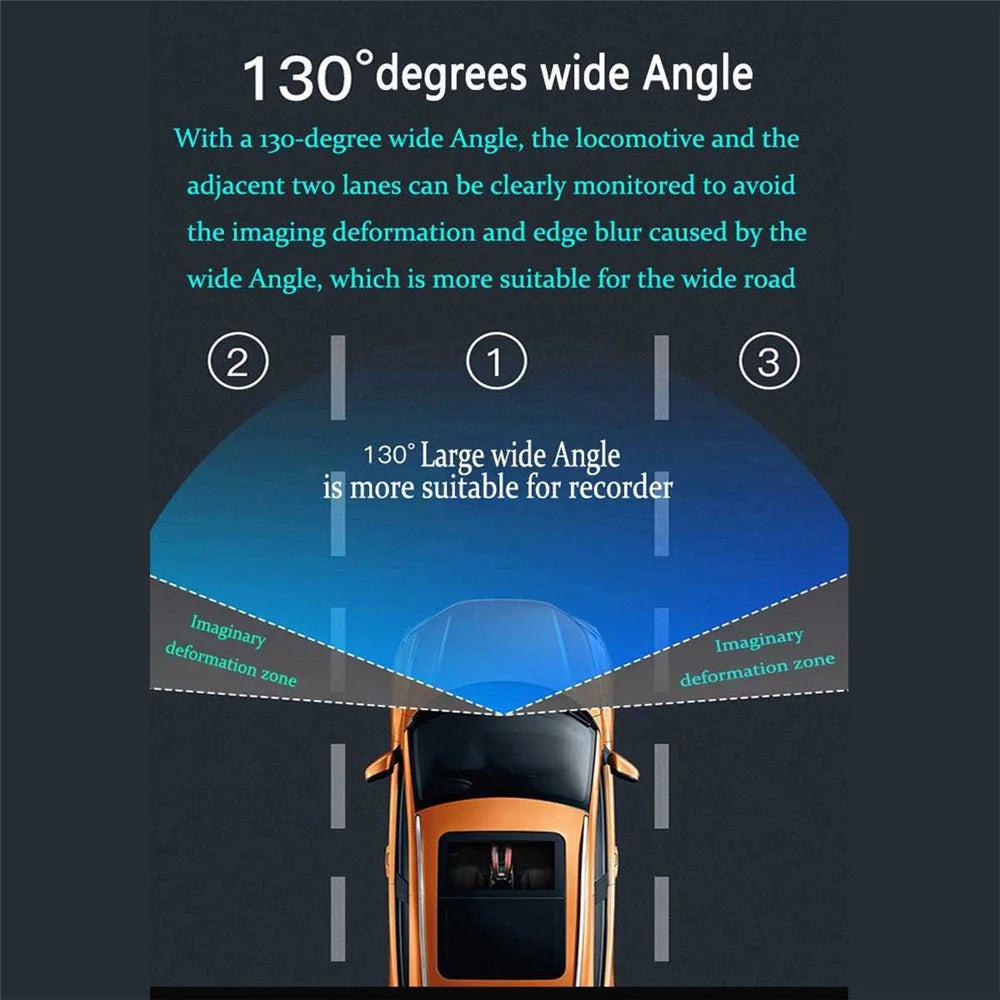 G10 1080P HD Car DVR Driving Recorder WiFi Video Recorder Dash Cam Night Vision Parking Monitor Camera - 7