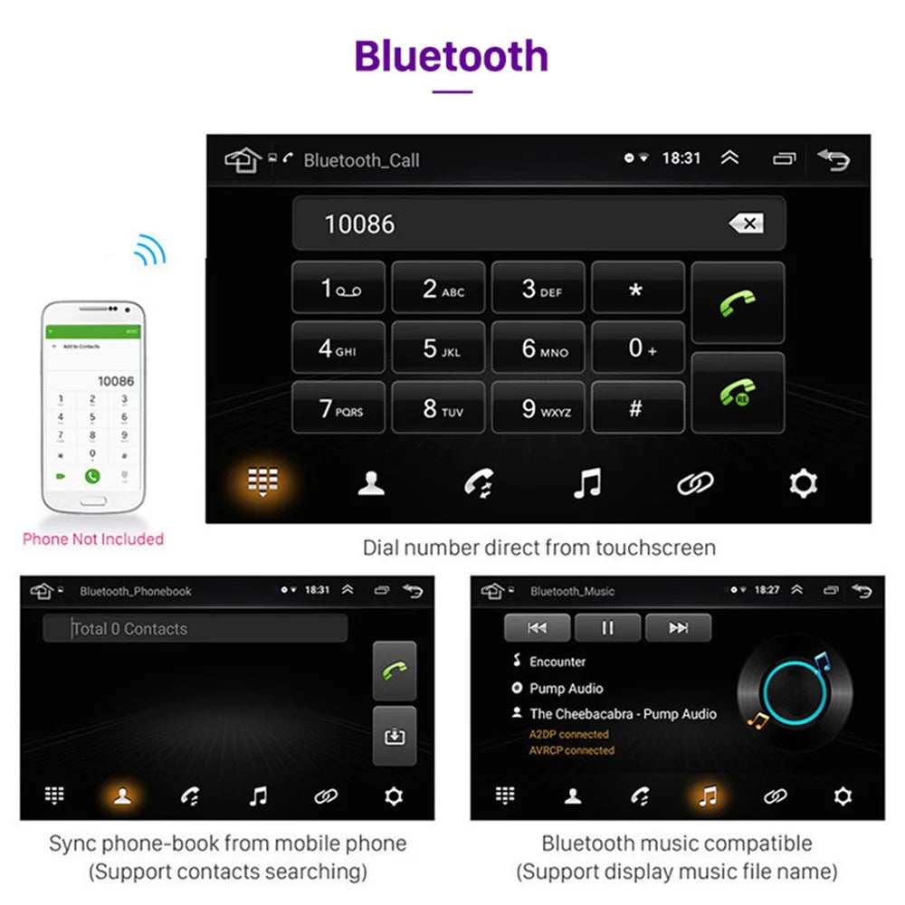 1G+16G HD Large Screen Android Car Navigation for Volvo XC90 04-14 - 6