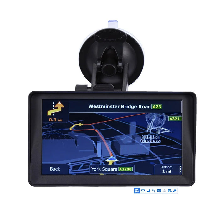 RH-G101 Car GPS Navigation 7 Inch Touch Screen GPS Navigator Truck Map GPS Navigator (128M+8G) - 3