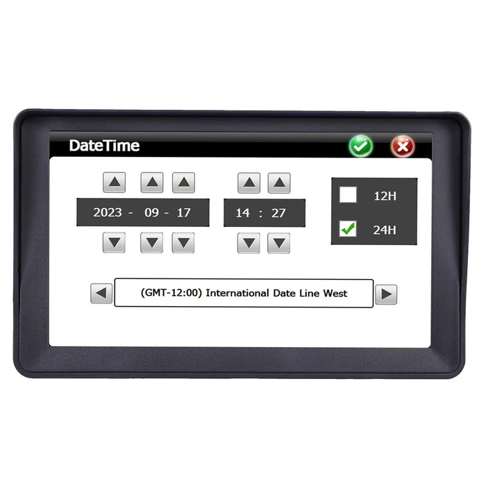 RH-G101 Car GPS Navigation 7 Inch Touch Screen GPS Navigator Truck Map GPS Navigator (128M+8G) - 6