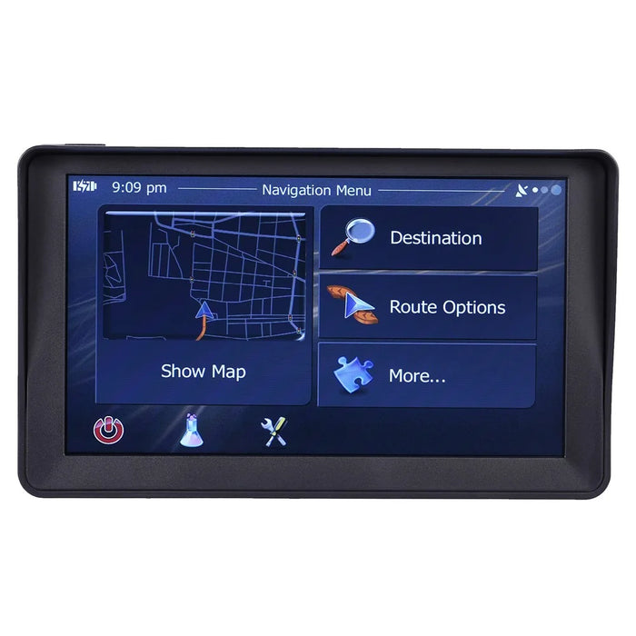 RH-G101 Car GPS Navigation 7 Inch Touch Screen GPS Navigator Truck Map GPS Navigator (128M+8G) - 7