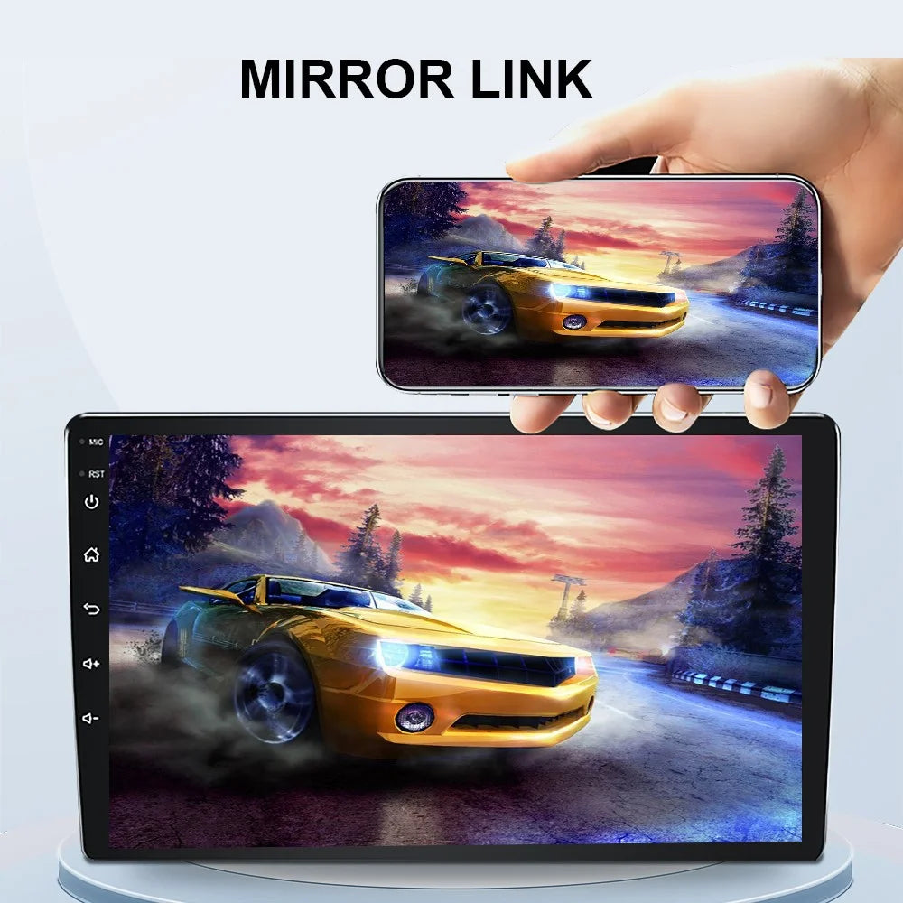 R-760 10.1-inch HD IPS Screen Android Car Player 1G+16GB GPS Navigator Built-in FM Radio - 7