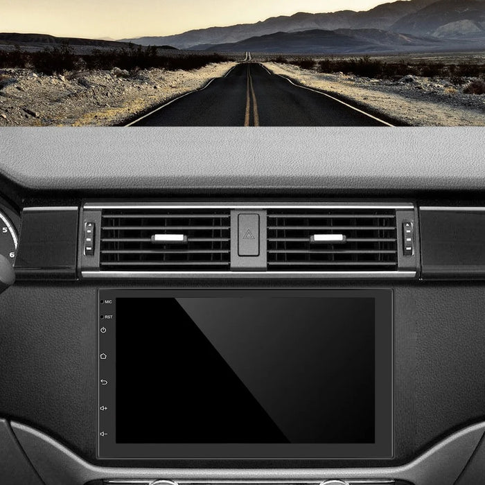 R-730 7 inch Android 11 Car Stereo with 1G+16GB GPS Navigation Touchscreen FM Radio with Dual USB Input - 3