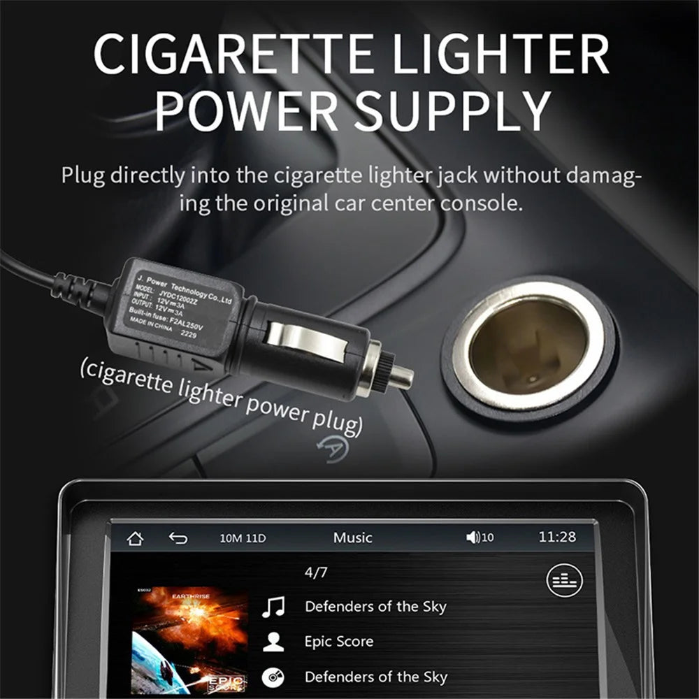 W505A 7.0-inch HD Touch Display Portable Car Player 2.4G / 5G Dual Frequency CarPlayer Support FM - 4