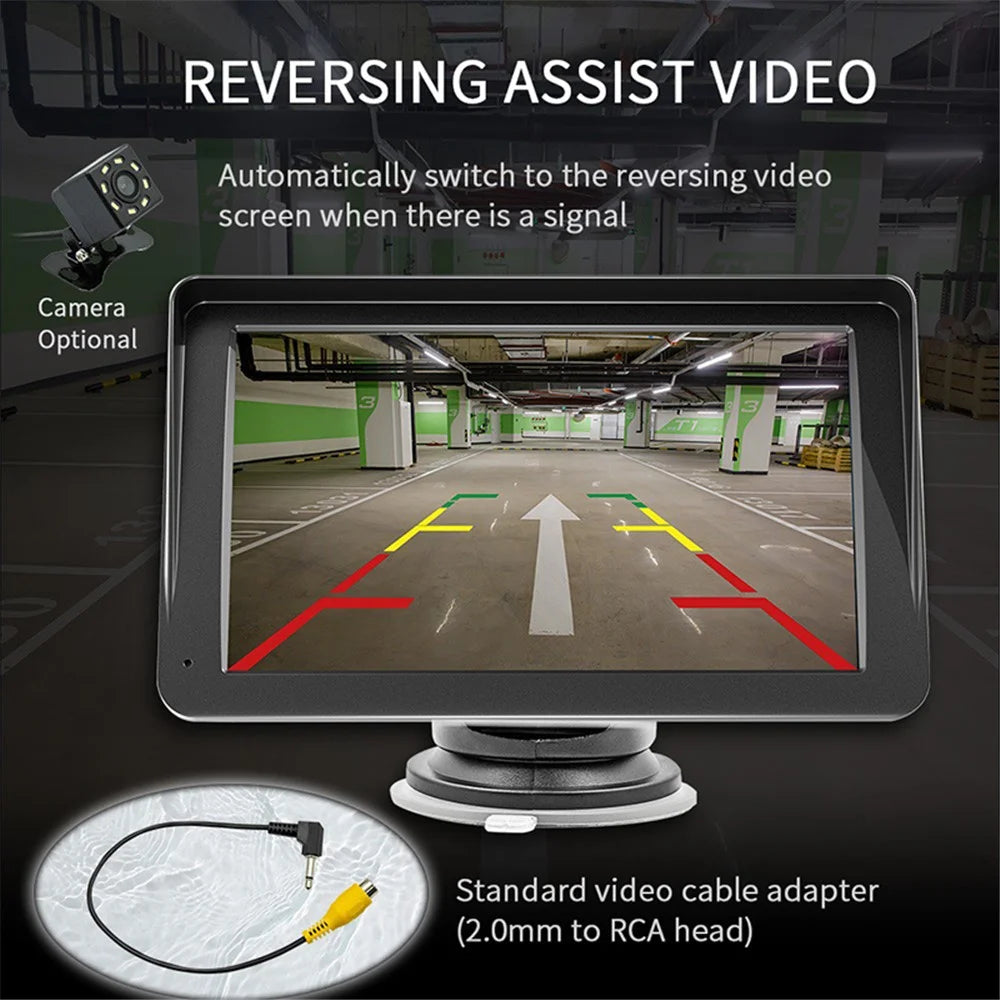 W505A 7.0-inch HD Touch Display Portable Car Player 2.4G / 5G Dual Frequency CarPlayer Support FM - 5