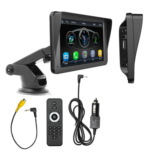 W505E 7.0-inch HD Touch Screen Portable Car Player with Remote 2.4G / 5G Dual Frequency FM CarPlayer - 1