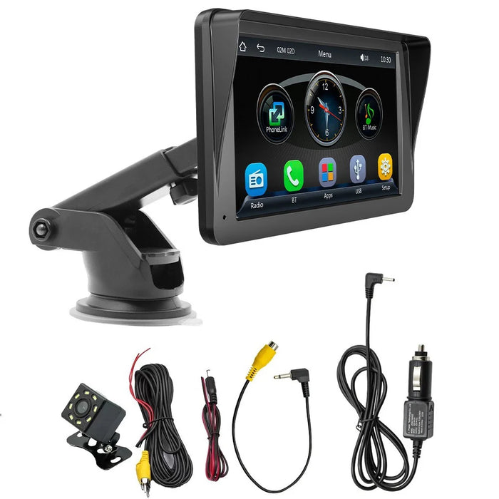 W505C 7" HD Touch Display Car Player with 8LED Camera 2.4G / 5G Dual Frequency FM Portable Car Player - 1