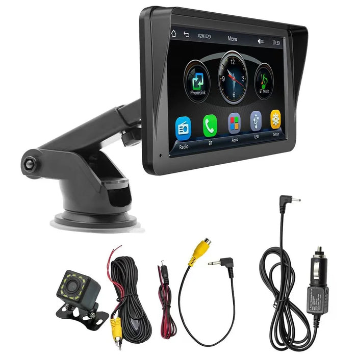 W505D 7.0" HD Touch Display Car Player with 12LED Camera 2.4G / 5G Dual Frequency FM Portable CarPlayer - 1