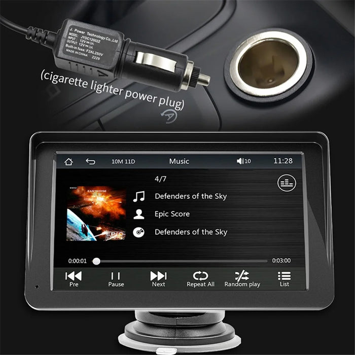 W505D 7.0" HD Touch Display Car Player with 12LED Camera 2.4G / 5G Dual Frequency FM Portable CarPlayer - 5