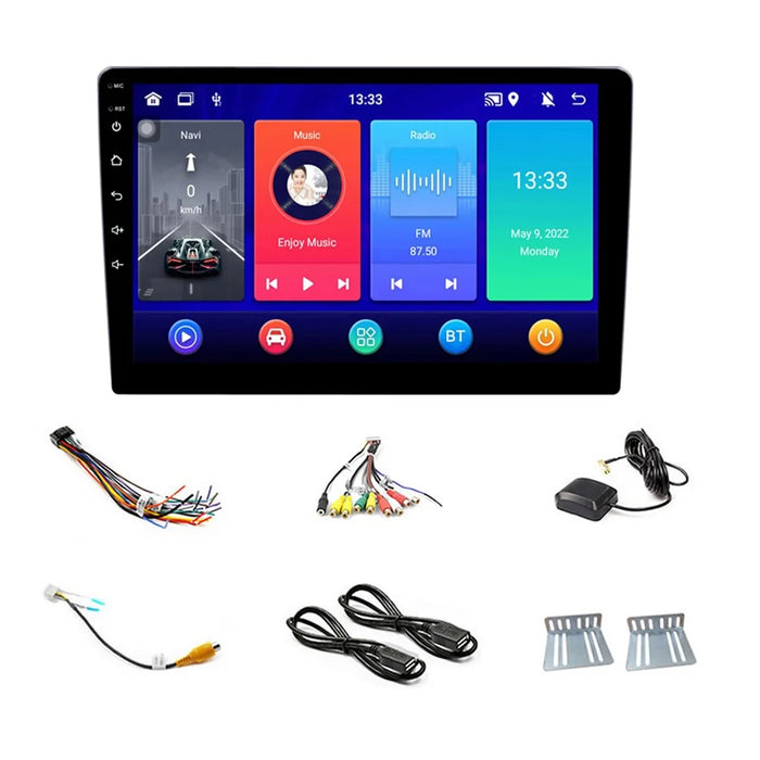 R-910E 10-inch Mirror Link GPS Navigation Android 12 Car Multimedia Player, 2GB+32GB - 1