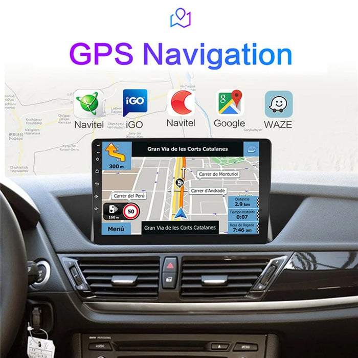 R-910D 2+32GB 10-inch GPS Navigation Bluetooth-compatible Call Android 12 Car Multimedia Player + 12-LED Rearview Camera - 7