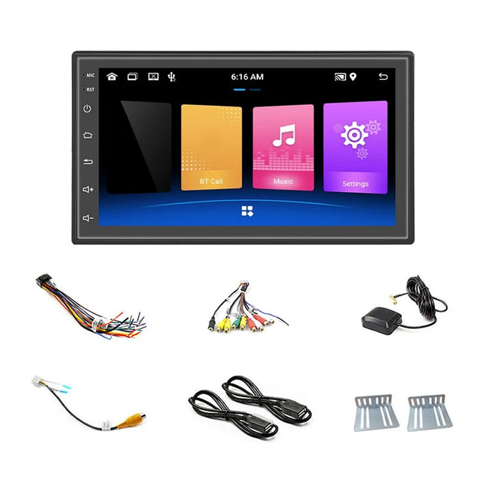R-730C 1G+32GB Android 12 Car GPS Stereo 7 inch IPS 1080P Touch Screen Car Radio - 1