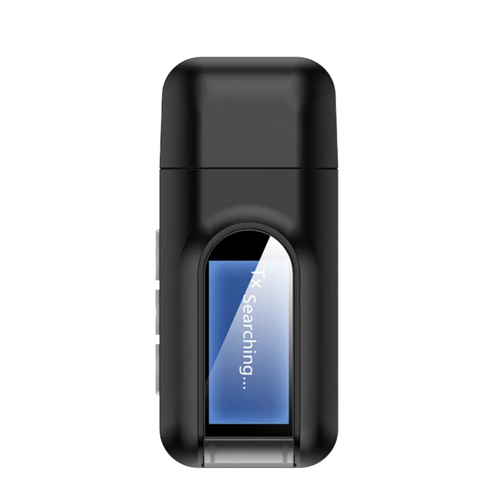 RT11 USB Audio Adapter 2-in-1 Bluetooth-compatible 5.0 Transmitter and Receiver with LCD Display - 2