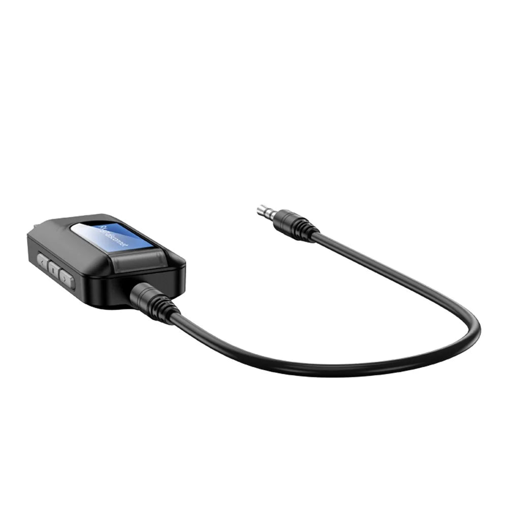 RT11 USB Audio Adapter 2-in-1 Bluetooth-compatible 5.0 Transmitter and Receiver with LCD Display - 7
